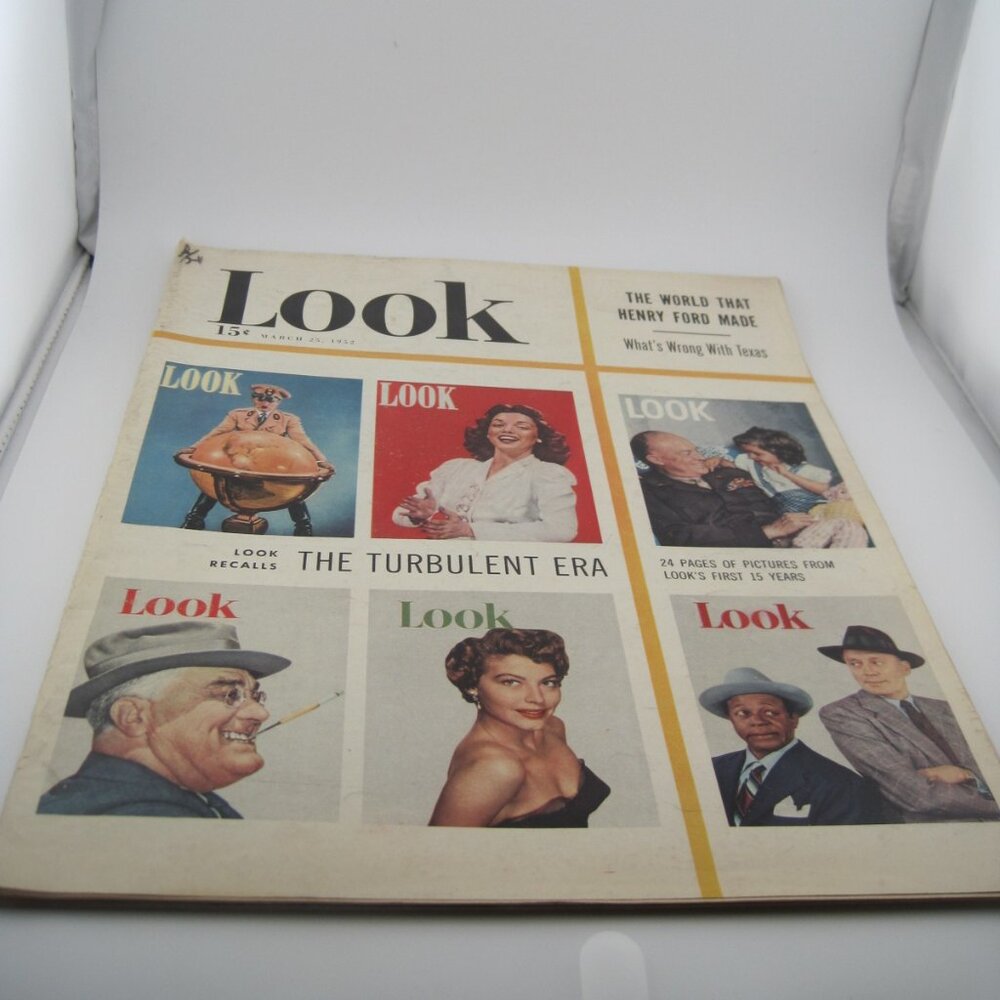 Look Magazine March 25 1952 Henry Ford The Turbulent Era Vintage Special Issue